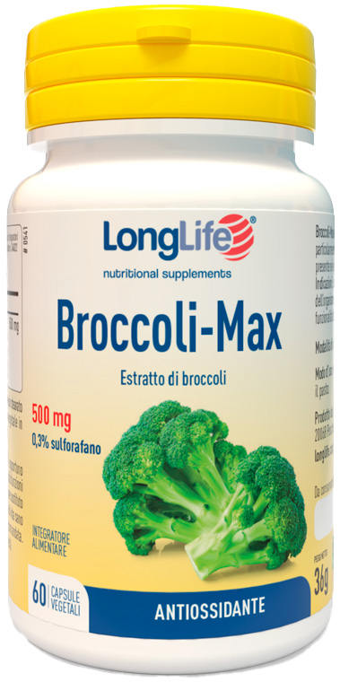 LONGLIFE BROCCOLI MAX 60 CAPSULE - farmasorriso.com