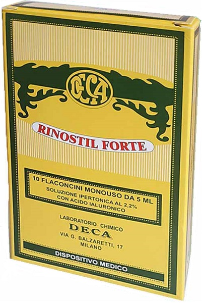 RINOSTIL FORTE SOLUZIONE IPERTONICA 10 FLACONCINI MONOUSO DA 5 ML - farmasorriso.com