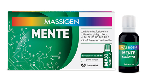 MASSIGEN MENTE 10 FLACONI DA 25 ML - farmasorriso.com
