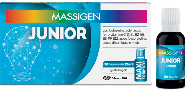 MASSIGEN JUNIOR 10 FLACONI DA 25 ML - farmasorriso.com