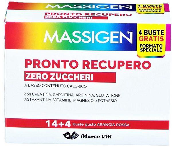 PRONTO RECUPERO ZERO ZUCCHERO 14 BUSTINE + 4 BUSTINE  - farmasorriso.com