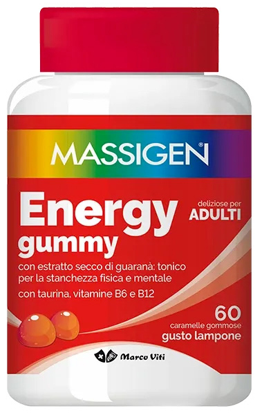 MASSIGEN ENERGY GUMMY 60 CARAMELLE - farmasorriso.com