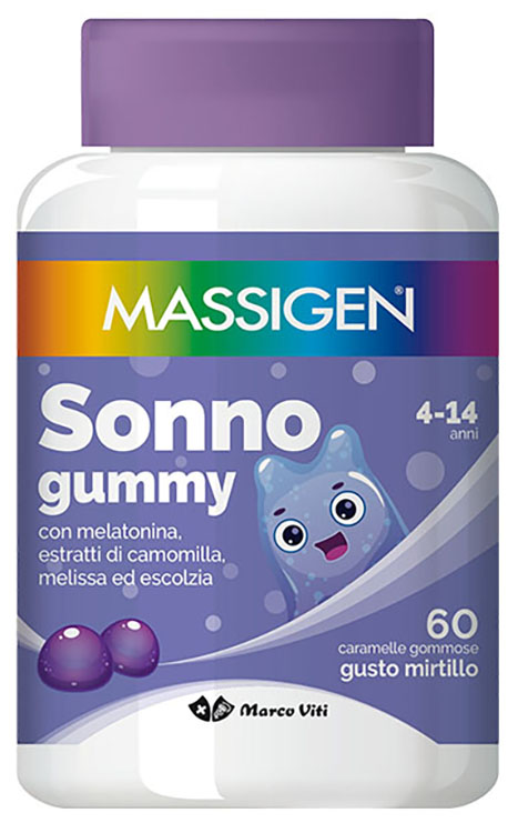 MASSIGEN SONNO GUMMY 60 CARAMELLE - farmasorriso.com
