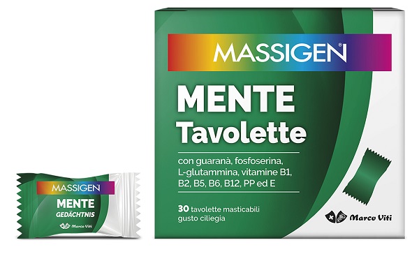 MASSIGEN MENTE 30 TAVOLETTE MASTICABILI - farmasorriso.com