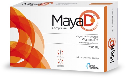 MAYA D 60 COMPRESSE MASTICABILI DA 280 MG - farmasorriso.com
