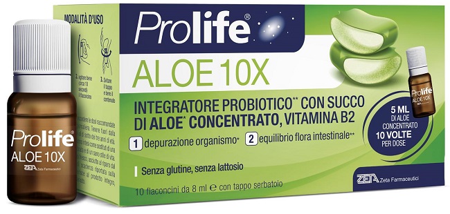 PROLIFE ALOE 10 FLACONI X 8 ML - farmasorriso.com