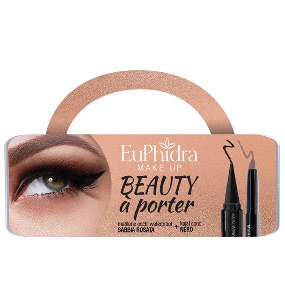 EUPHIDRA COFANETTO BEAUTY A PORTER 1 MATITONE OCCHI WATERPROOF + 1 CONO KAJAL - farmasorriso.com