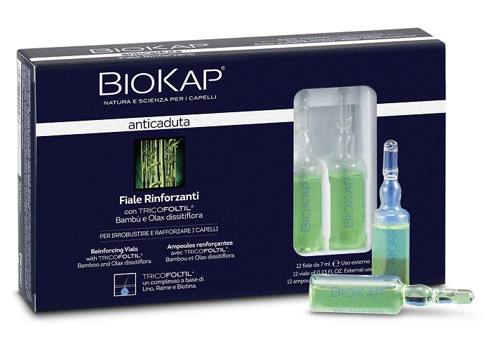 BIOKAP FIALE RINFORZANTI ANTICADUTA CON TRICOLTIL 12 PEZZI DA 7 ML NEW - farmasorriso.com