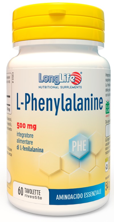 LONGLIFE L-PHENYLALANINE 500 MG 60 TAVOLETTE - farmasorriso.com