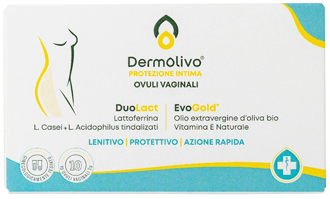DERMOLIVO OVULI VAGINALI 10 PEZZI - farmasorriso.com