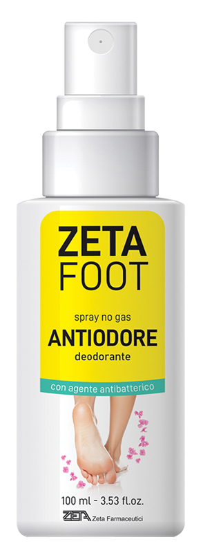 ZETAFOOT SPRAY ANTIODORE 100 ML - farmasorriso.com