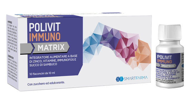 POLIVIT IMMUNO MATRIX 10 FLACONCINI DA 10 ML - farmasorriso.com