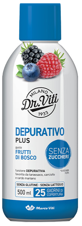 DEPURATIVO PLUS FRUTTI DI BOSCO 500 ML - farmasorriso.com