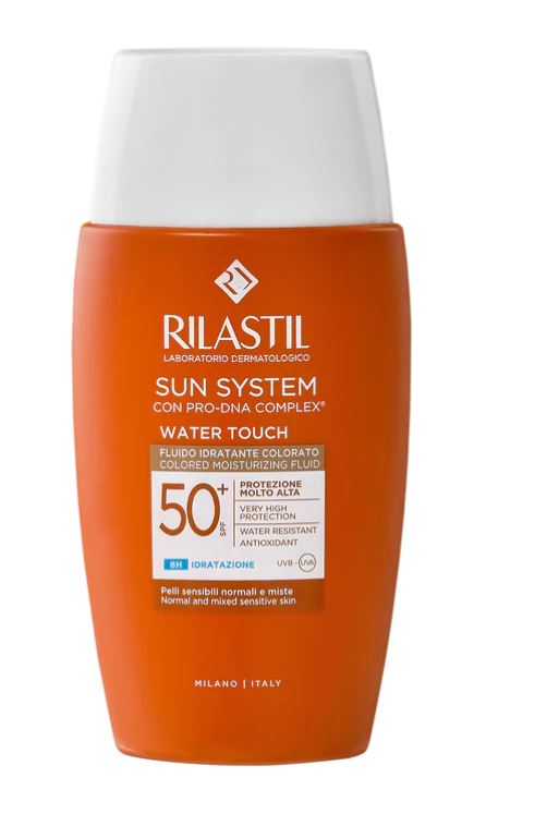 RILASTIL SUN SYSTEM WATER TOUCH COLOR FLUIDO SPF50+ 50 ML - farmasorriso.com