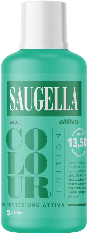 SAUGELLA ATTIVA COLOUR EDITION DETERGENTE IGIENE INTIMA 500 ML - farmasorriso.com