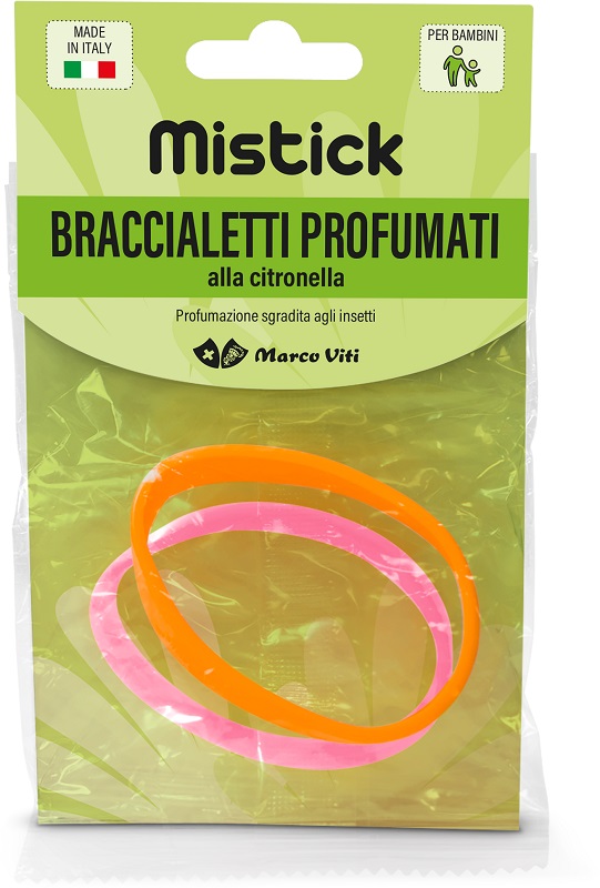 MISTICK BRACCIALETTI ROSA + ARANCIA 2 PEZZI - farmasorriso.com