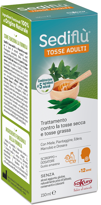 SEDIFLU TOSSE ADULTI 150 ML - farmasorriso.com