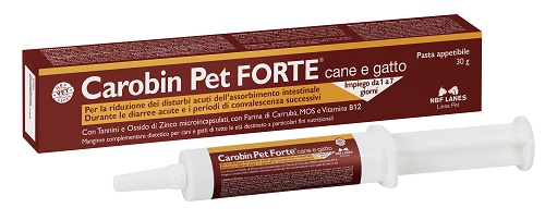 CAROBIN PET FORTE PASTA 30 G - farmasorriso.com