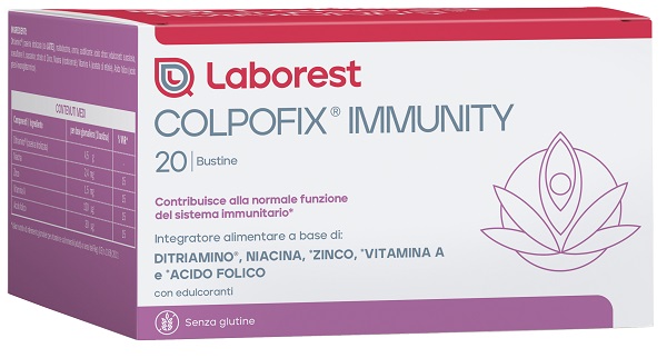 COLPOFIX IMMUNITY 20 BUSTINE SENZA GLUTINE CON EDULCORANTI - farmasorriso.com