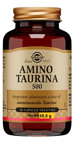 AMINO TAURINA 500 50 CAPSULE VEGETALI - farmasorriso.com
