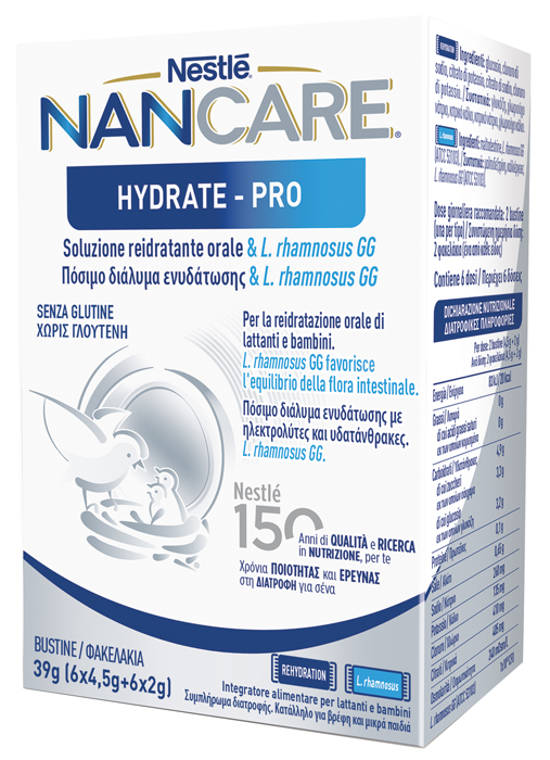 NESTLE' NANCARE HYDRATE PRO BUSTINE 6X4,5 G + 6X2 G - farmasorriso.com