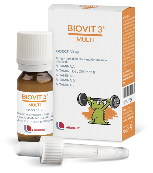 BIOVIT 3 MULTI GOCCE 30 ML - farmasorriso.com