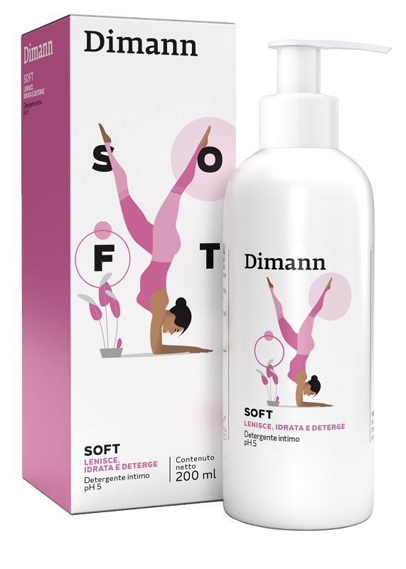 DIMANN SOFT DETERGENTE INTIMO PH 5 200 ML - farmasorriso.com