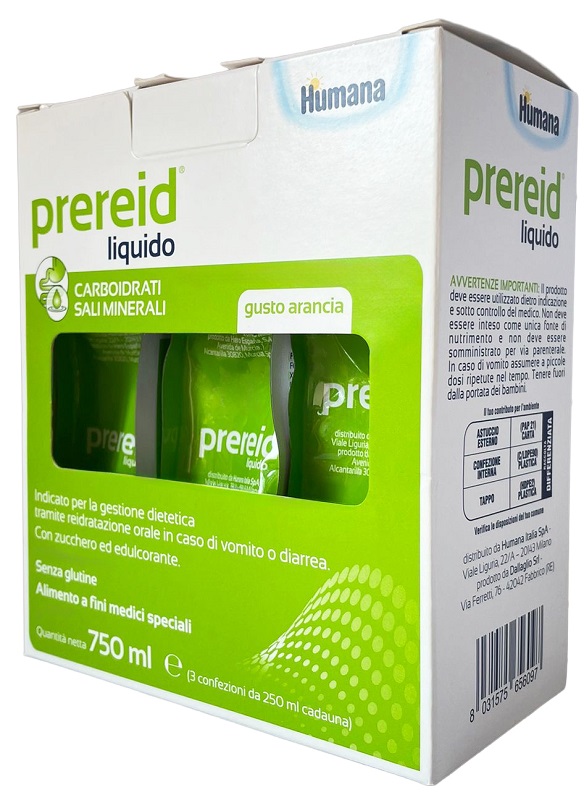 PREREID LIQUIDO 3 PEZZI DA 250 ML HUMANA - farmasorriso.com