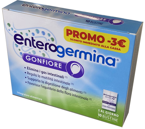 ENTEROGERMINA GONFIORE 10 BUSTINE 4 G PROMO - farmasorriso.com
