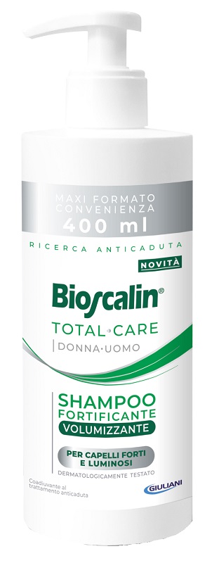 BIOSCALIN TOTAL CARE SHAMPOO FORTIFICANTE VOLUMIZZANTE 400 ML - farmasorriso.com