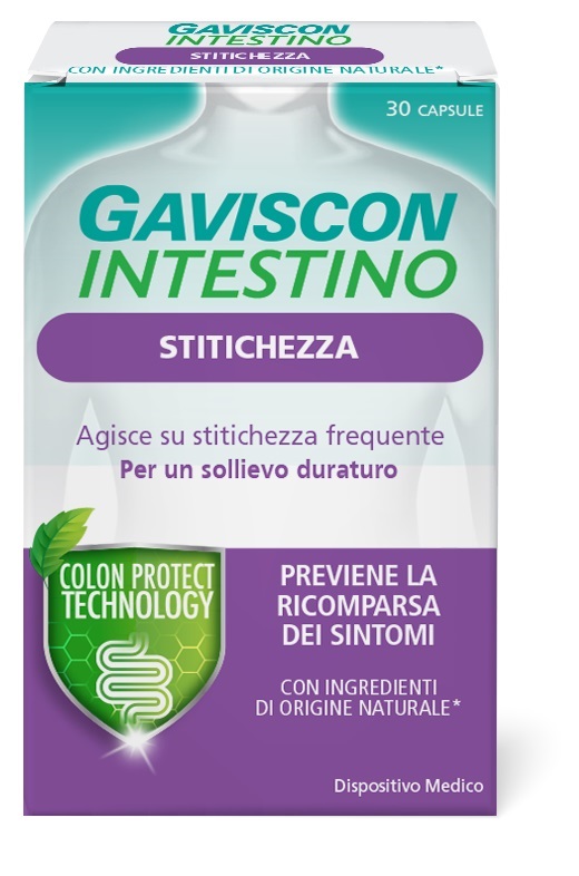 GAVISCON INTESTINO STITICHEZZA 30 CAPSULE - farmasorriso.com