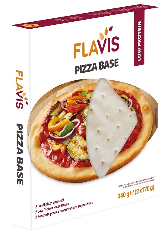 FLAVIS PIZZA BASE 2 FONDI PIZZA APROTEICI DA 170 G - farmasorriso.com