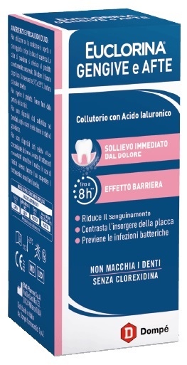 EUCLORINA GENGIVE E AFTE COLLUTORIO 200 ML - farmasorriso.com