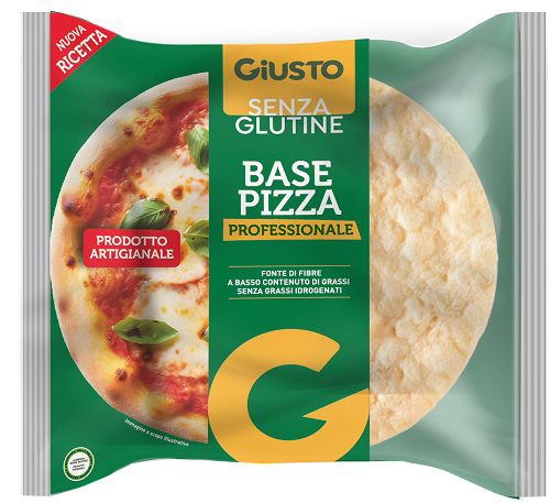 GIUSTO SENZA GLUTINE BASE PIZZA PROFESSIONALE 200 G - farmasorriso.com