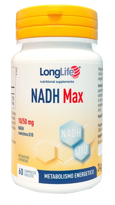 LONGLIFE NADH MAX 60 COMPRESSE RIVESTITE - farmasorriso.com