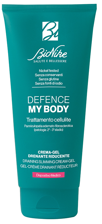 DEFENCE MY BODY TRATTAMENTO CELLULITE CREMA-GEL DRENANTE RIDUCENTE 75 ML - farmasorriso.com