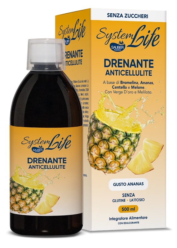 SAUBER DRENANTE ANTICELLULITE 500 ML - farmasorriso.com