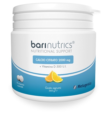 BARINUTRICS CALCIO CITRATO ARANCIA LIMONE ITA 90 COMPRESSE - farmasorriso.com