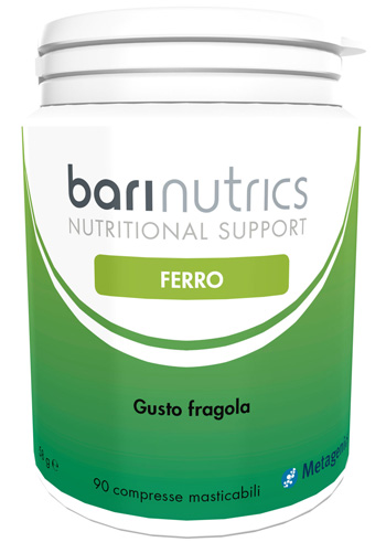BARINUTRICS FERRO FRAGOLA ITA 90 COMPRESSE - farmasorriso.com