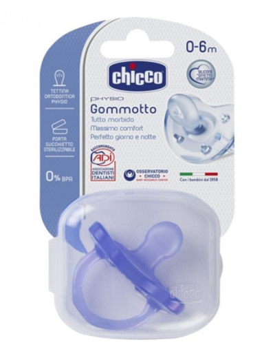 CHICCO GOMMOTTO IN SILICONE COLOR 0-6 MESI 1 PEZZO - farmasorriso.com