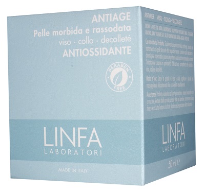 LINFA ANTIAGE PELLE MORBIDA E RASSODATA VISO COLLO DECOLLETE ANTIOSSIDANTE 50 ML - farmasorriso.com