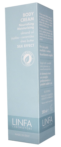LINFA CREMA CORPO NUTRIENTE IDRATANTE EFFETTO SETA 200 ML - farmasorriso.com