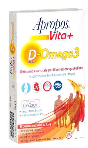 APROPOS VITA+VITAMINA D + OMEGA 3 30 GELATINE - farmasorriso.com