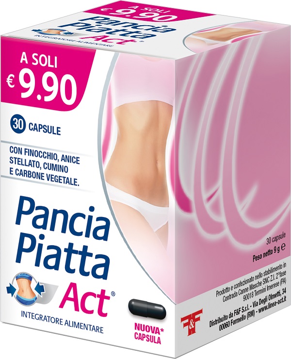 PANCIA PIATTA ACT 30 CAPSULE - farmasorriso.com