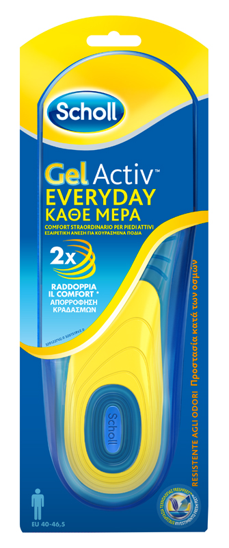 SCHOLL GEL ACTIV EVERYDAY UOMO - farmasorriso.com