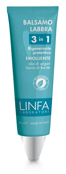 LINFA BALSAMO LABBRA 3 IN 1 RIGENERANTE PROTETTIVO EMOLLIENTE 10 ML - farmasorriso.com