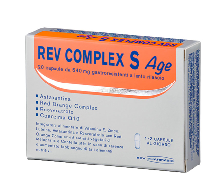 REV COMPLEX S AGE 20 CAPSULE - farmasorriso.com