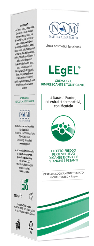 LEGEL CREMA-GEL RIFRESCANTE E TONIFICANTE PER GAMBE 150 ML - farmasorriso.com