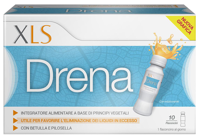 XLS DRENA 10 FLACONCINI X 10 ML - farmasorriso.com