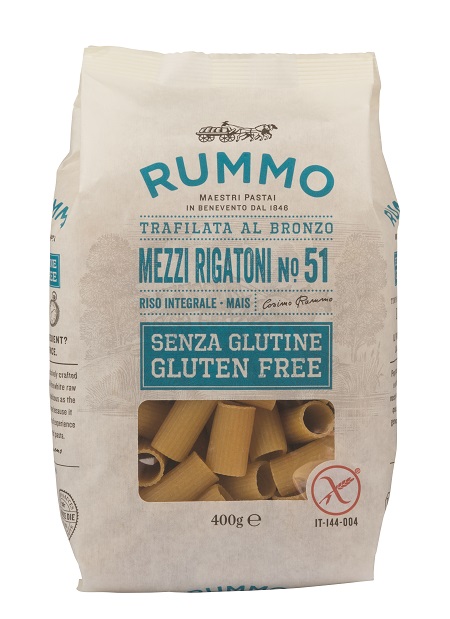 RUMMO MEZZI RIGATONI N51 DI RISO INTEGRALE E MAIS 400 G - farmasorriso.com